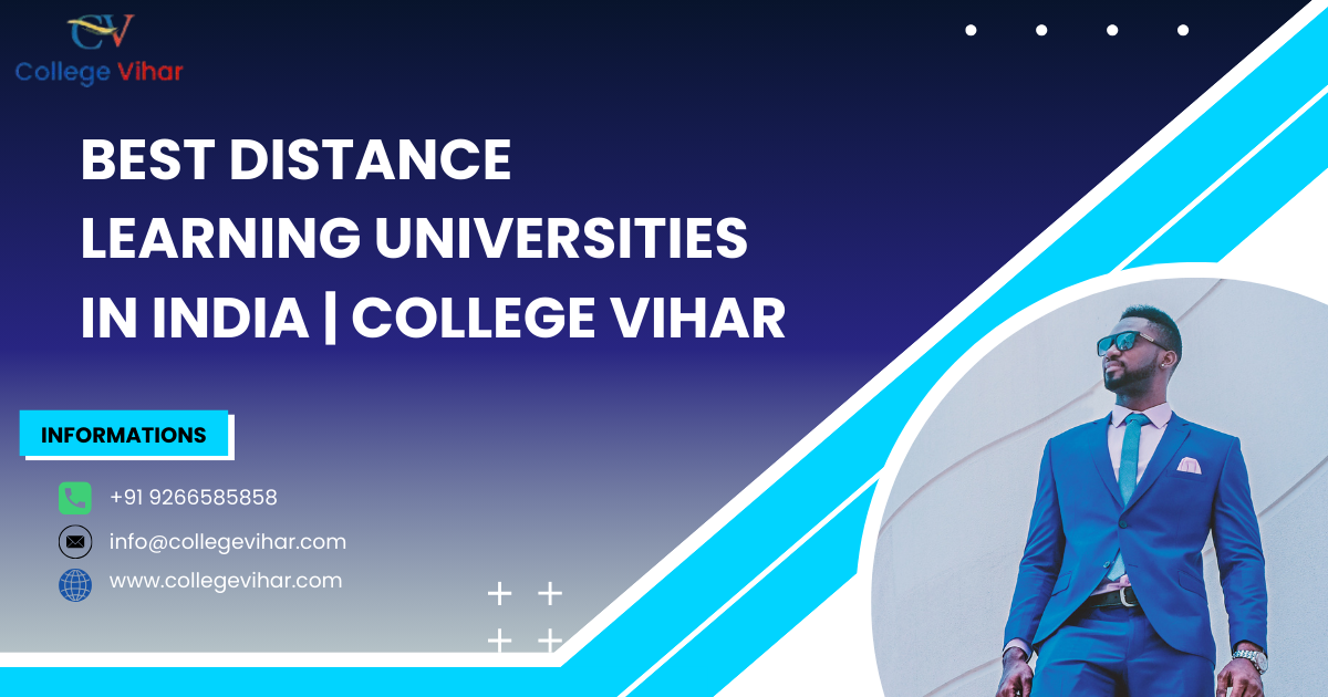 Best Distance Learning Universities in India | College Vihar